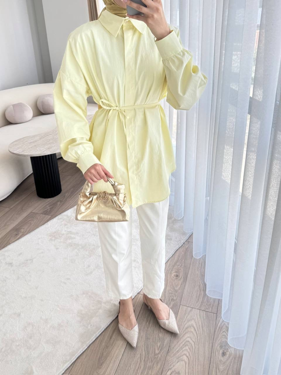 Button down shirt Beige