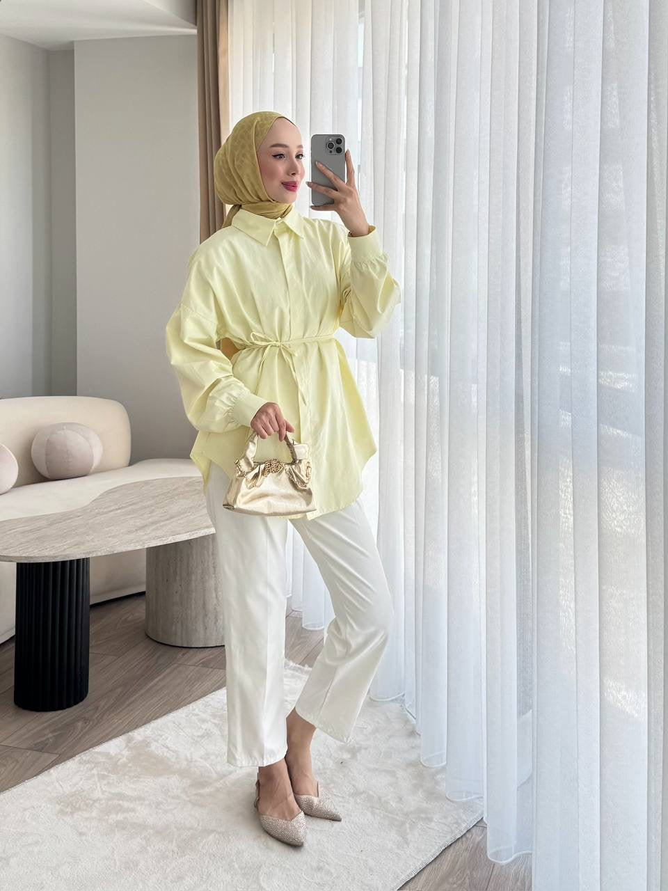 Button down shirt Beige