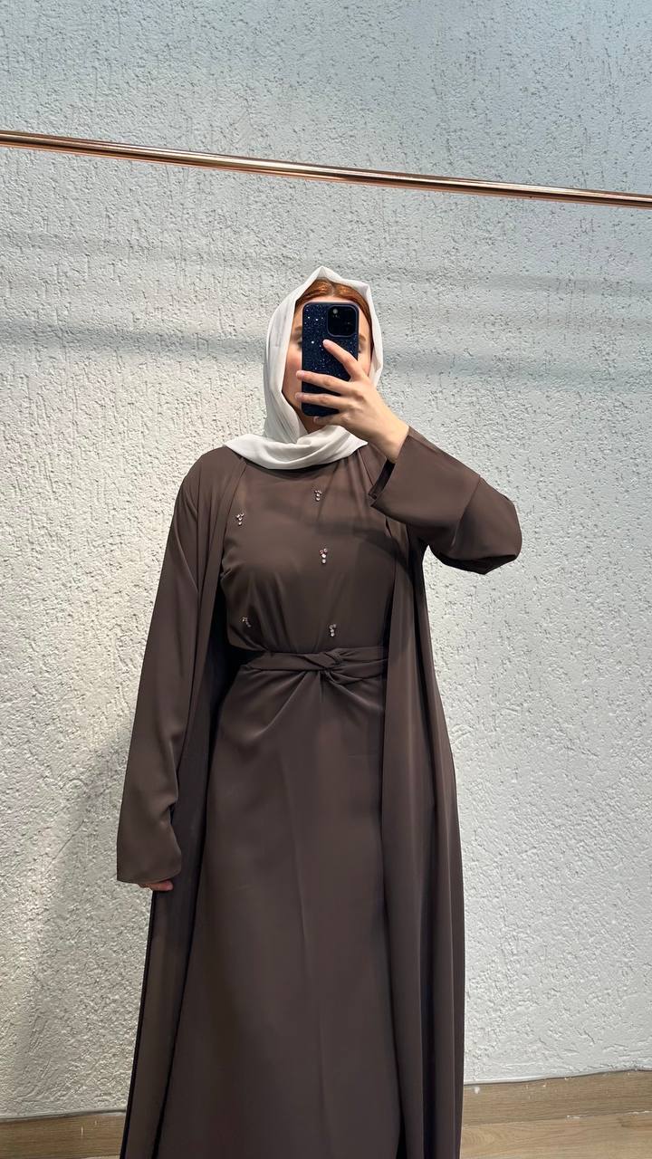 Aseel Abaya Brown